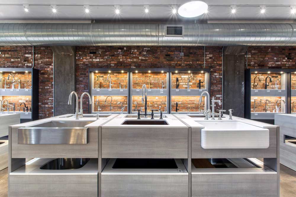 various kitchen sinks