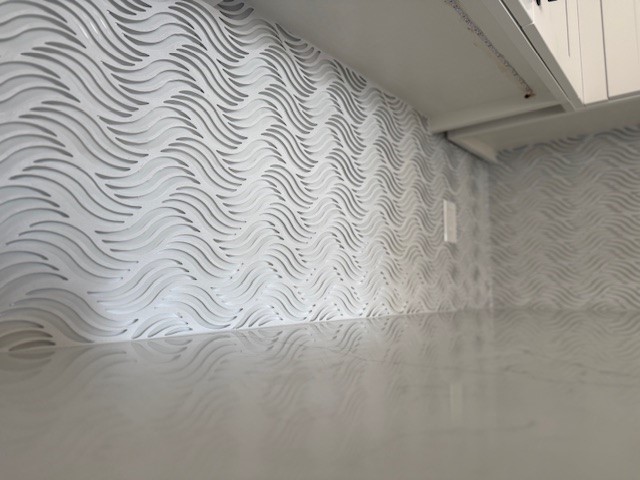 wavy 3-d tile