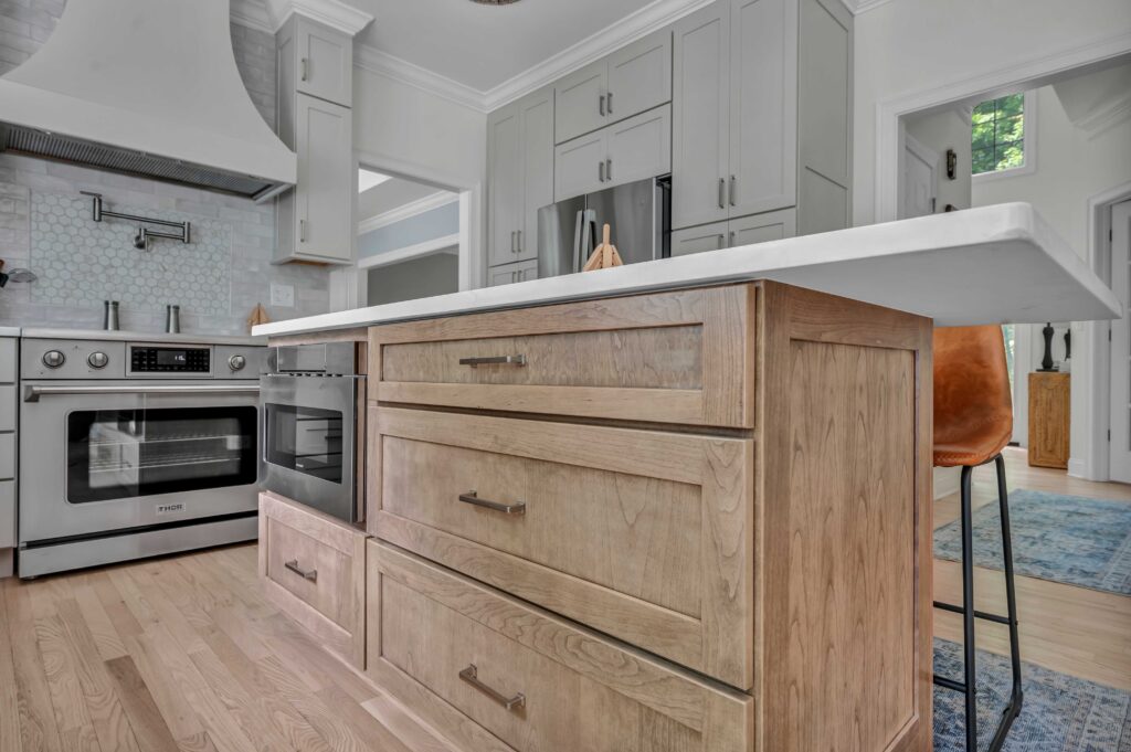 cherry cappuccino kitchen island