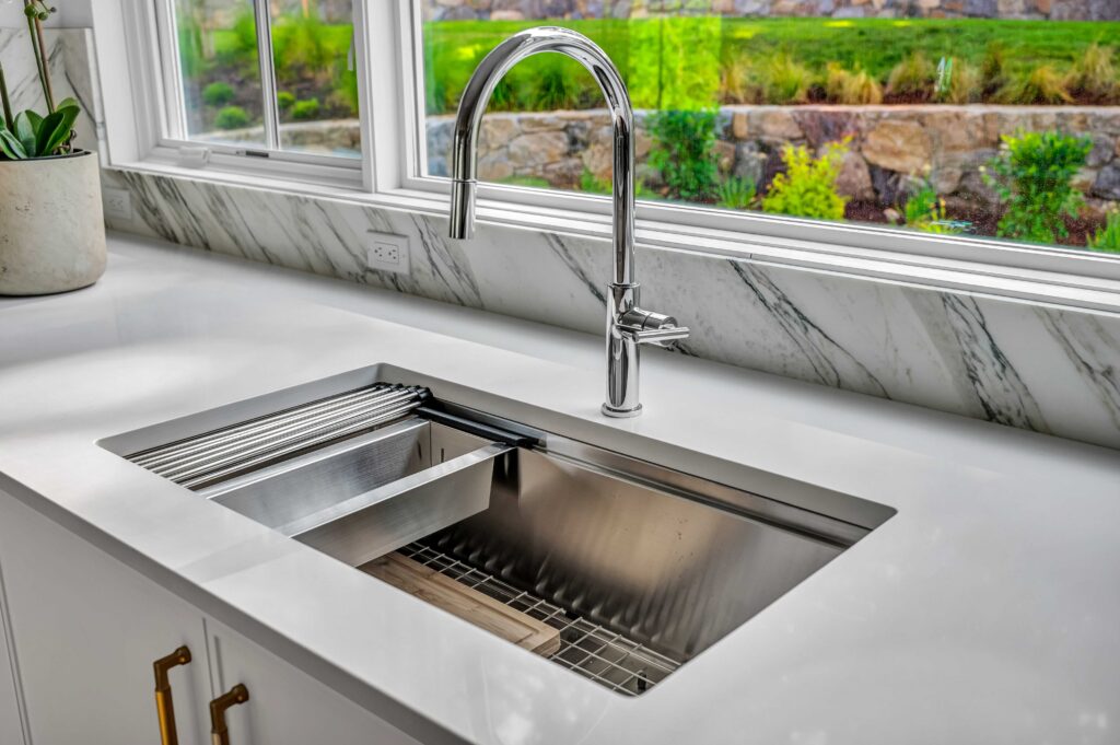 galley kitchen sink