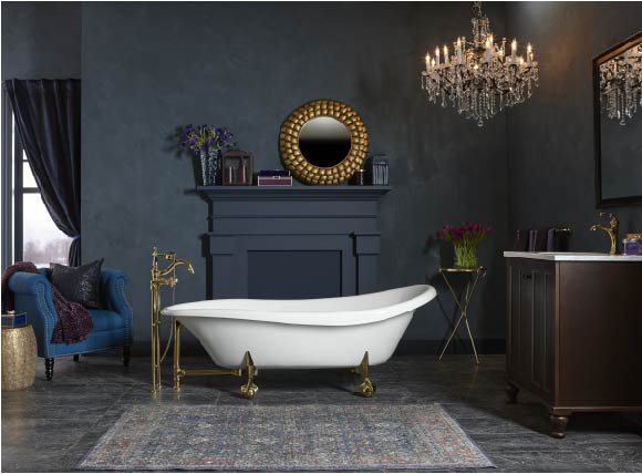 clawfoot bathtub